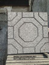 Gạch terrazzo 40x40 Bát Quái Xám