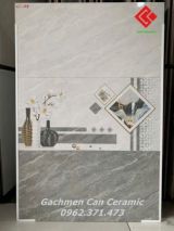 Đá ốp tường 40x80 cm màu xám ghi vân đá đẹp