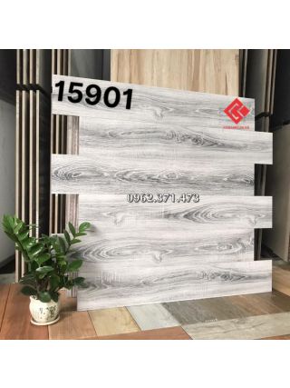 Gạch giả gỗ 15x90 màu xám trắng 01