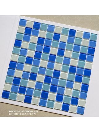 Gạch Mosaic dán bể bơi giá rẻ MS09