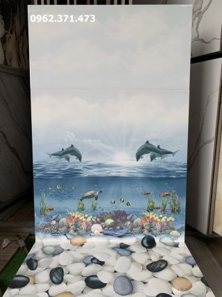 Gạch ốp nhà tắm 30x60 xanh biển