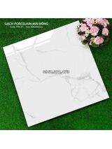 Lát nền gạch 80x80 trắng vân khói đẹp