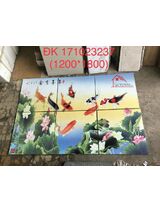 Gạch tranh cá chép 3D phong thủy