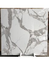 Gạch bóng kiếng 80x80 màu trắng vân khói vân ngẫu nhiên đẹp