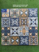 Gạch lát nền 60x60 bông trang trí giá rẻ 6202C