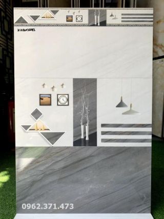 Gạch dán tường giả đá 30x60 mới
