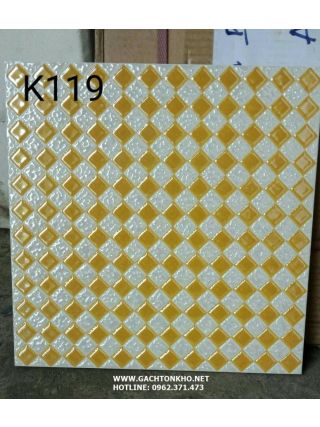 Gạch nhũ vàng caro trắng vàng 30x30