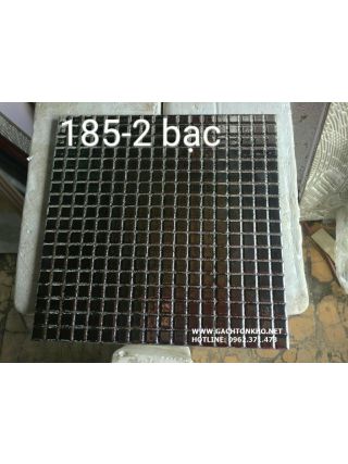 Gạch nhũ bạc mosaic đen 30x30 ms38