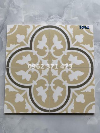 Gạch bông cổ điển ốp tường 30x30 đẹp 3091