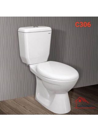 Bàn Cầu 2 Khối Ceravi cao cấp  - C306