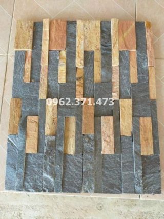Đá bazan ghép ốp tường 10x50
