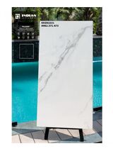 Gạch 60x120 vân khói lát nền sang trọng