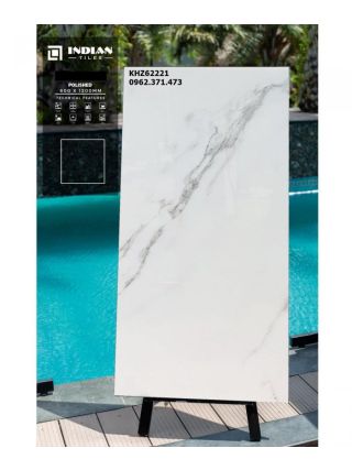 Gạch 60x120 vân khói lát nền sang trọng