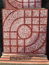 Gạch terrazzo 40x40 Mắt Nai Đỏ