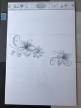 Gạch ốp tường 40x80 màu trắng