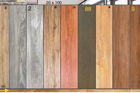 Gạch giả gỗ 20x100 – Phong cách hiện đại, không gian rộng rãi