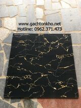gach 80x80 mikado đen vân cam đẹp
