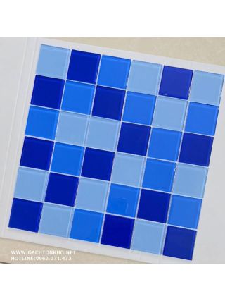 Gạch Mosaic thủy tinh trang trí giá rẻ MS10