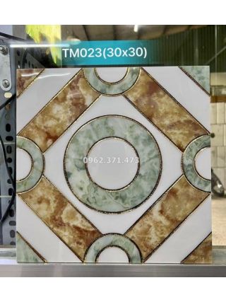 Gạch nhũ vàng họa tiết đặc sắc 30x30