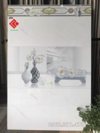 Gạch men 40x80 ốp phòng khách 4802