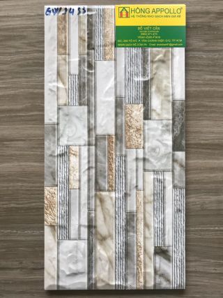 Gạch ốp tường trang trí 20x40 3D cao cấp GW2433