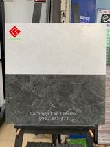 Gạch đá mờ màu xám 40x80 ốp lát vân tự nhiên