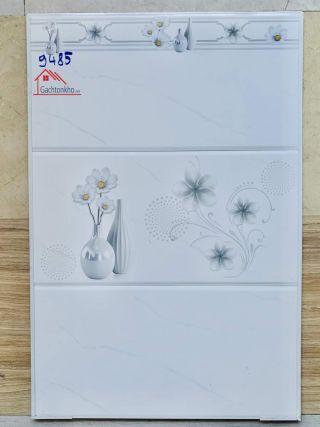 Gạch dán tường phòng khách 30x60 màu trắng 9485