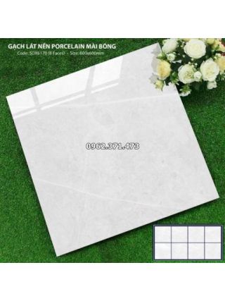 Gạch lát nền nhà 60x60 bóng kiếng đẹp