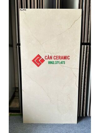 Gạch 60x120 vân đá 3d màu kem mờ mịn Max95m