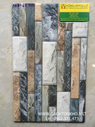 Gạch trang trí 25x40 3d ốp tường cao cấp tồn kho MM25401ST