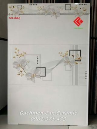 Gạch 40x80 trắng trơn bóng kính ốp tường đẹp