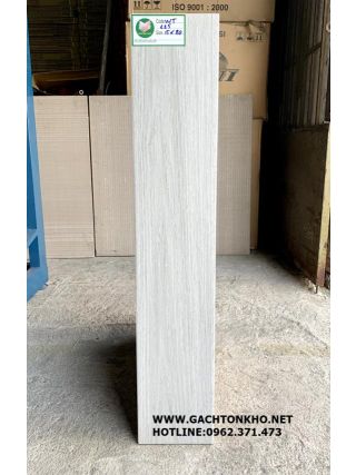 Gạch giả gỗ cao cấp 15x80 xám trắng