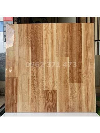 Gạch giả gỗ lát nền 80x80 siêu bóng KHI821
