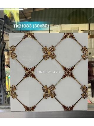 Gạch 30x30 nhũ vàng điểm nhấn