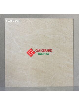 Gạch 60x60 mờ vân đá tự nhiên vàng kem 9p