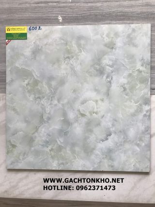 Gạch lát nền Sunrise 60x60 vân đá xanh ngọc cao cấp 6002