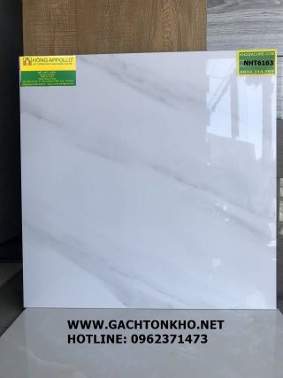 Gạch lát sàn nhà 60x60 trắng vân khói