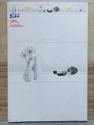 Gạch nhà tắm 30x60 màu trắng vân khói 9126