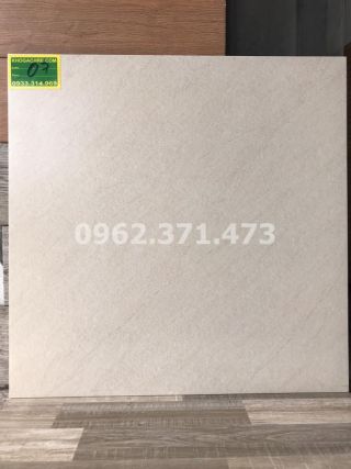 Gạch lát nền Viglacera 60x60 màu vàng kem mờ KH07PH