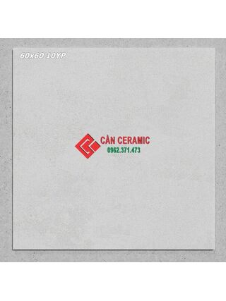 Gạch 60x60 màu xám nhạt mờ 10yp