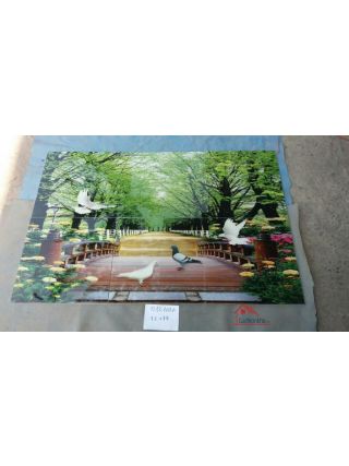Gạch tranh 5d ốp tường - gạch tranh phong cảnh