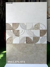 Gạch men mờ ốp tường phòng khách 30x60 đẹp