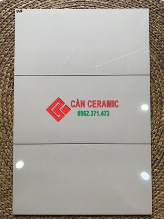 Gạch 30x60 bóng kính màu kem Thạch Bàn