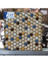 Gạch nhũ vàng 30x30 kiểu tổ ong đẹp