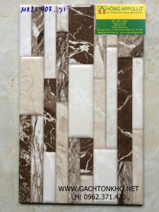 Gạch trang trí 25x40 3d ốp tường cao cấp tồn kho giá rẻ MK25403ST