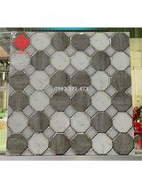 Gạch nhũ bạc 30x30 hình lục giác