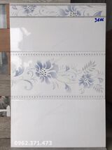 Gạch ốp tường bếp bông hoa 30x60 đẹp