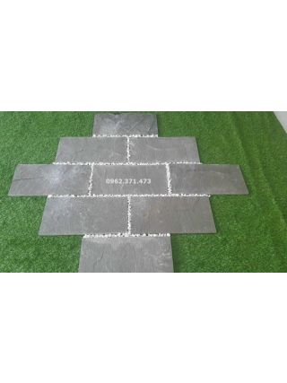 Đá băm xanh rêu 30x60 lát sân