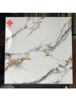 Gạch lát nền 60x60 vân mây vàng