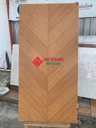 Gạch vân gỗ xương cá 60x120 china